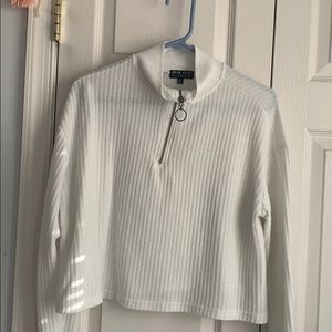 White half zip